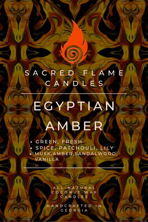 Egyptian Amber Candle